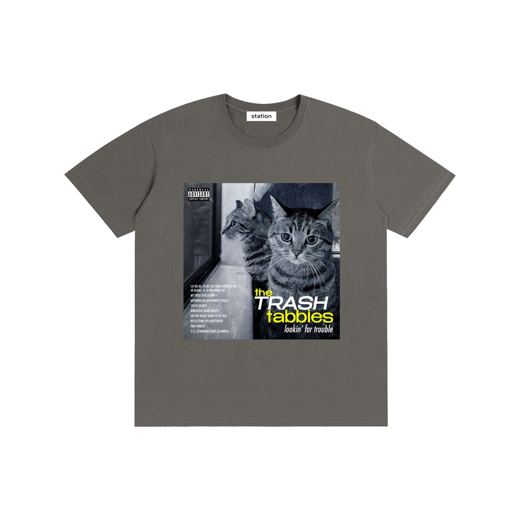 TRASH TABBIES regular t-shirt