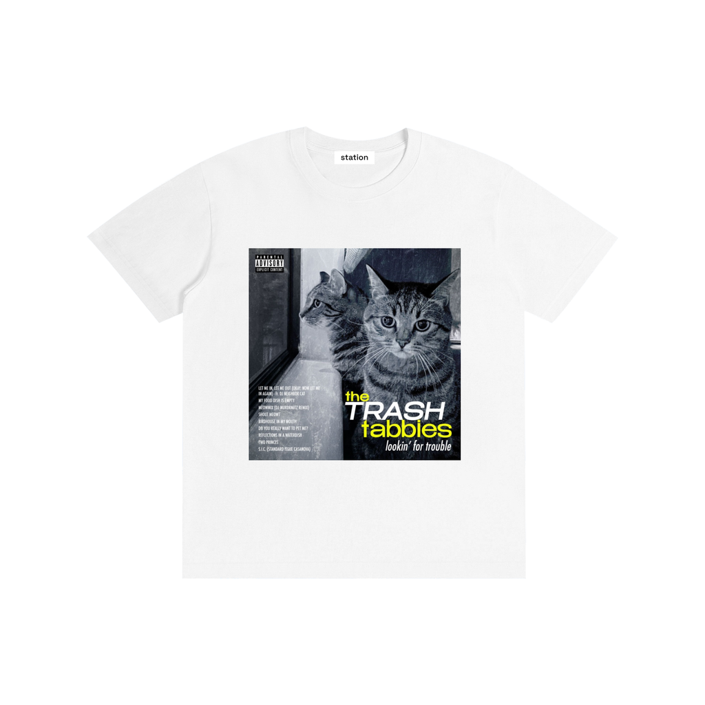 TRASH TABBIES regular t-shirt