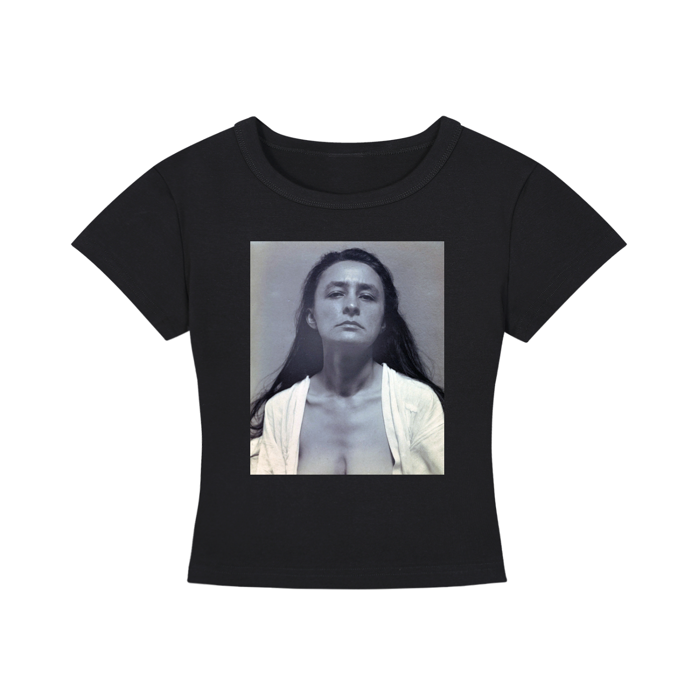 GEORGIA O'KEEFFE cropped t-shirt