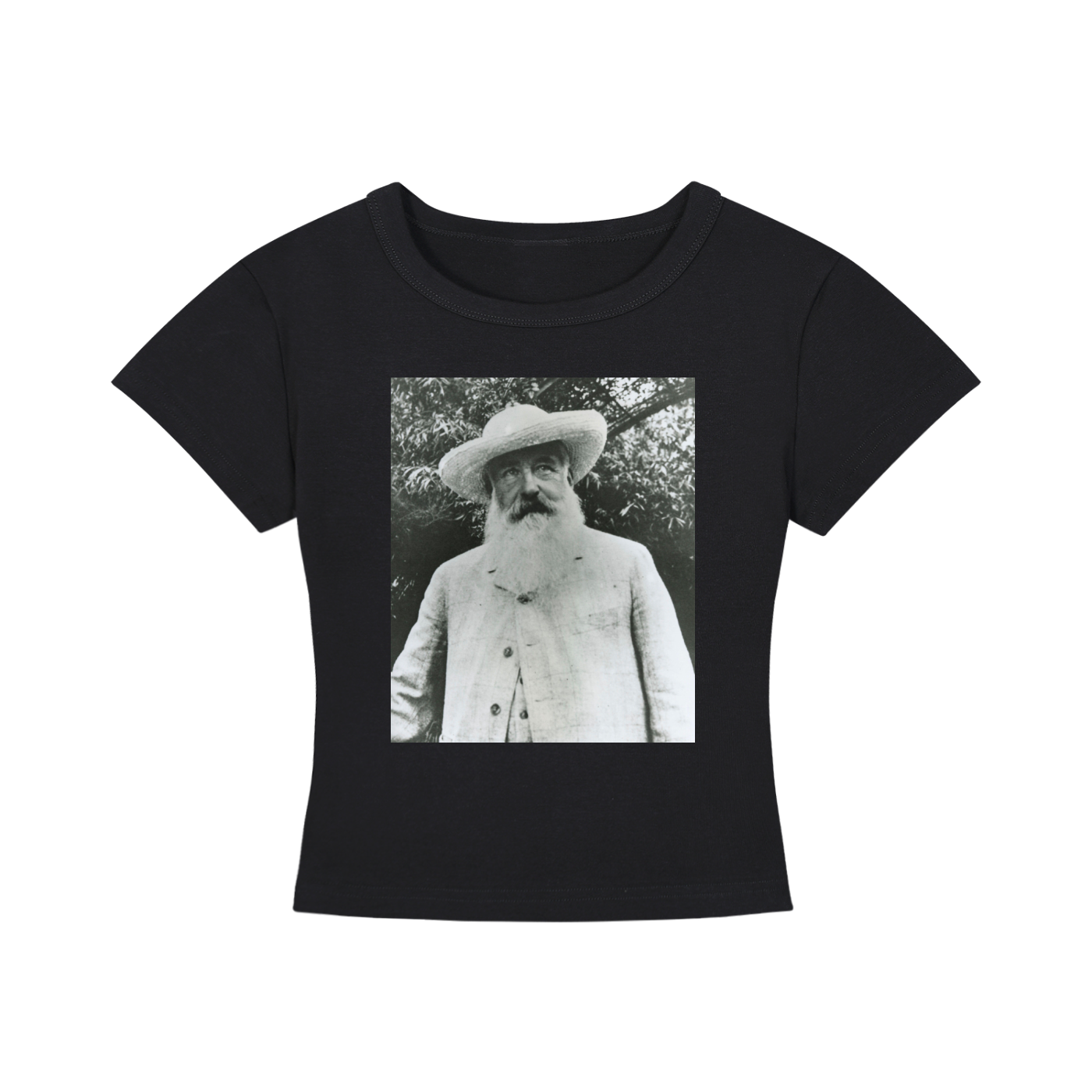 CLAUDE MONET cropped t-shirt