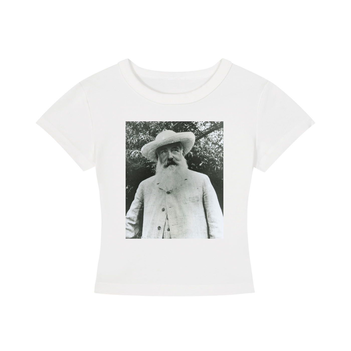 CLAUDE MONET cropped t-shirt